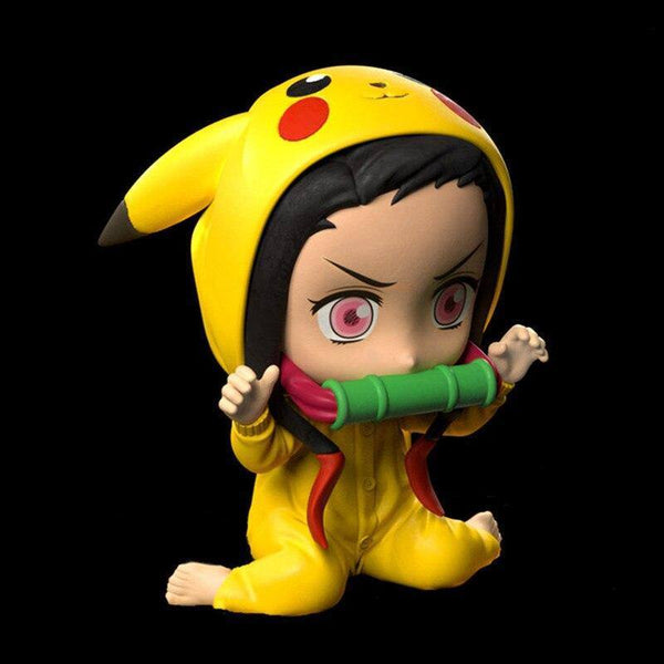 Figurine Demon Slayer Nezuko Kamado Pikachu - Mangahako