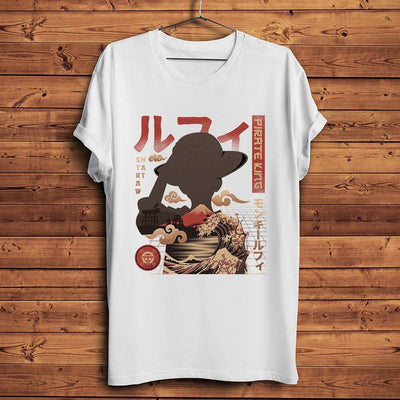 T-Shirt One Piece Monkey D. Luffy Ukiyo-e - Mangahako