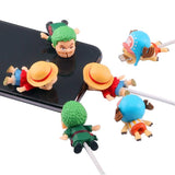 Protecteurs de câble One Piece Luffy, Zoro, Chopper
